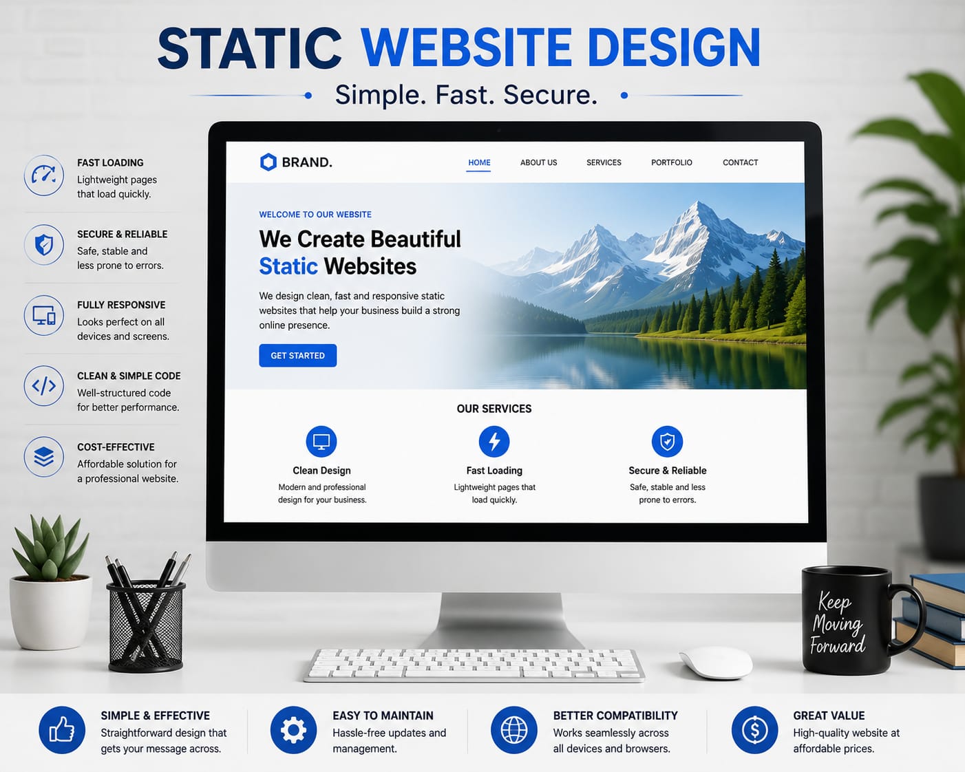 Website cretion, on page seo, of page seo